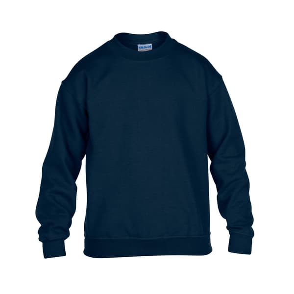Gildan Barn/Kids Heavy Blend Crew Neck Sweatshirt 14 år Navy 14 Years