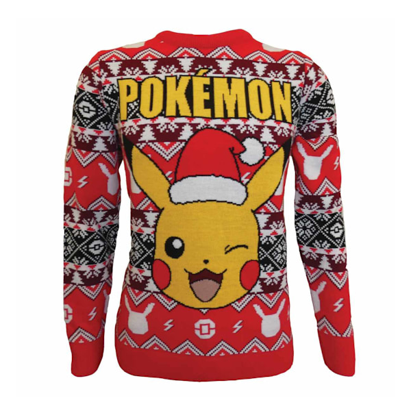 Pokemon Unisex Vuxen Pikachu Stickad Tröja M Flerfärgad Multicoloured M