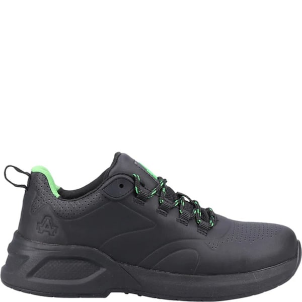 Amblers Dam/Kvinnor AS612 Fern Läder Säkerhetsskor 5 UK B Black 5 UK