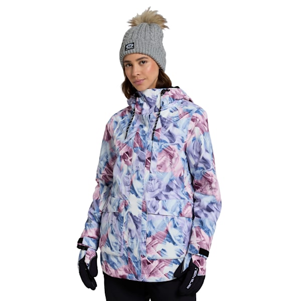 Animal Dam Tignes Tryckt Skidjacka 16 UK Ljusrosa Light Pink 16 UK