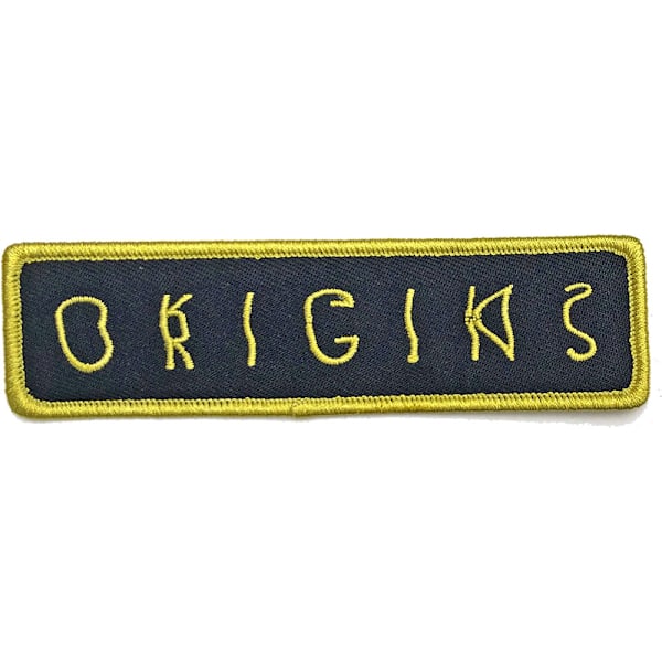 Imagine Dragons Origin Strykjärnsmärke En Storlek Svart/Gul Black/Yellow One Size