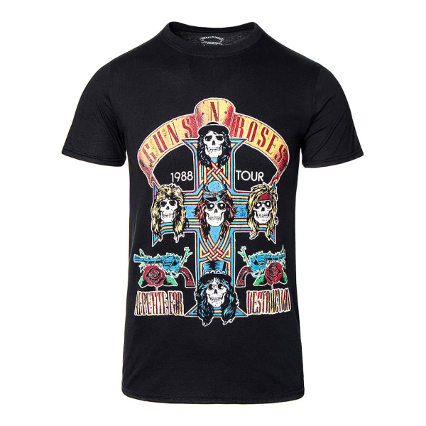 Guns N Roses Unisex Vuxen NJ Summer Jam 1988 T-shirt med print Black XXL