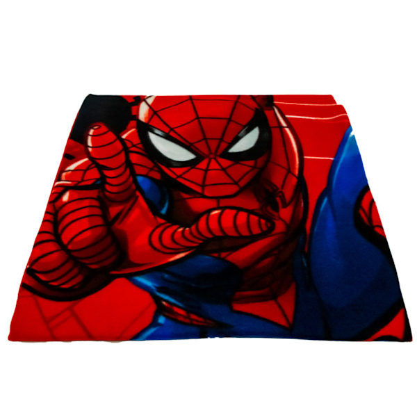 Spider-Man Fleecefilt En Storlek Röd/Blå Red/Blue One Size