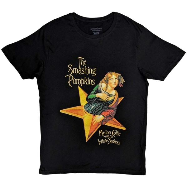 The Smashing Pumpkins Unisex Adult Mellon Collie Bomull T-shirt Black L