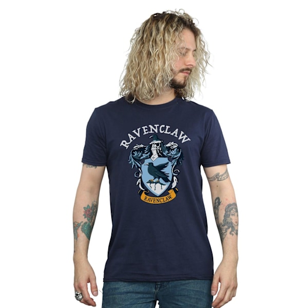 Harry Potter Herr Ravenclaw Bomull T-shirt S Marinblå Navy Blue S