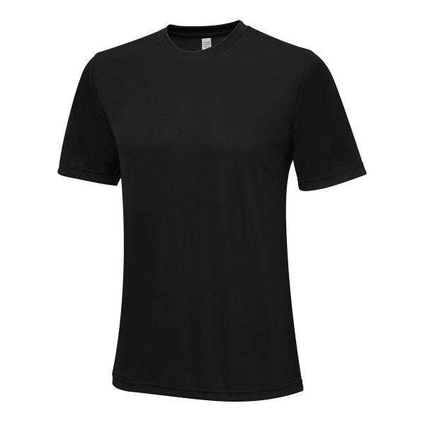 AWDis Just Cool Slät Kortärmad T-Shirt för män XL Jet Black Jet Black XL