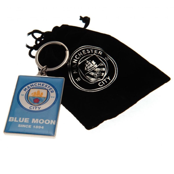 Manchester City FC Deluxe nyckelring One Size Blå Blue One Size