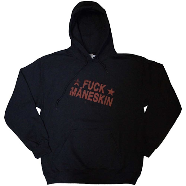 Maneskin Unisex Adult Fuck Maneskin Pullover Hoodie XL Svart Black XL