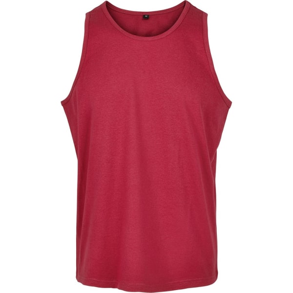 Bygg ditt varumärke Herr Basic Tank Top XS Burgundy Burgundy XS