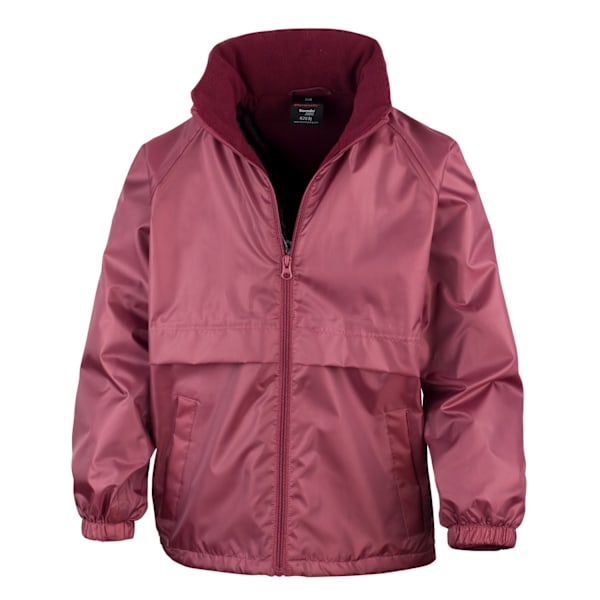 Result Core Barn/Barn Microfleece Fodrad Jacka 9-10 År Burgundy 9-10 Years