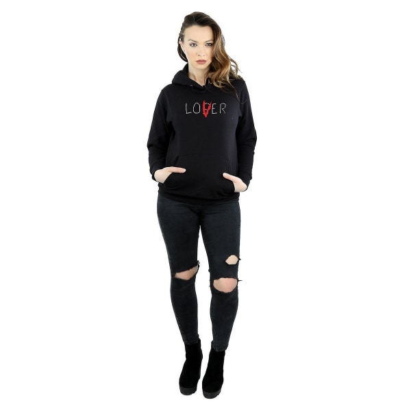 It Dam/Ladies Loser Lover Cotton Hoodie L Svart Black L