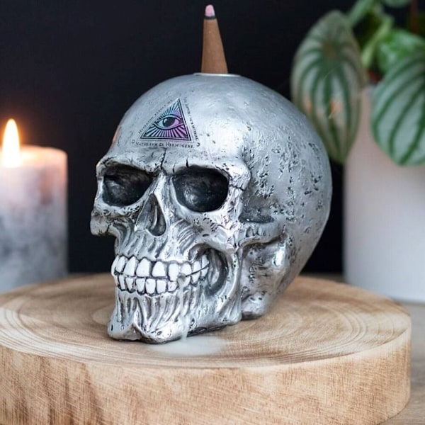 Alchemy The Void Resin Backflow Rökelsebrännare One Size Silver Silver One Size