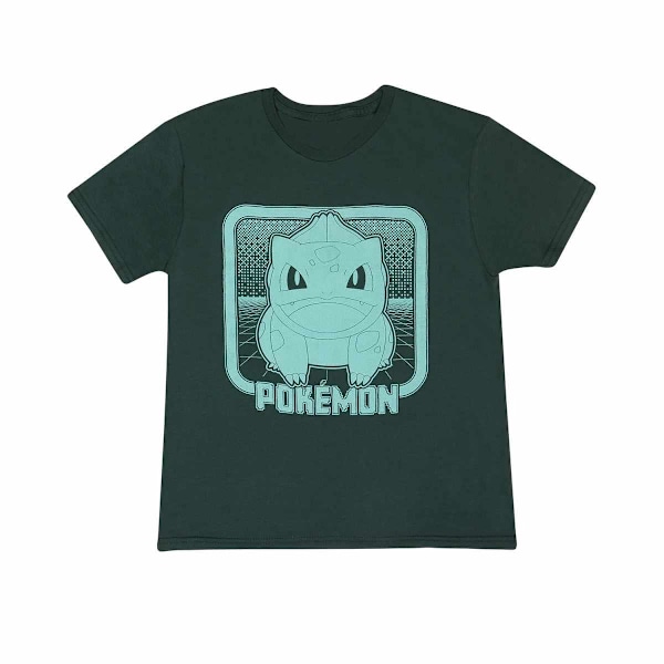 Pokemon Barn/Barnkal Bulbasaur Arcade T-Shirt 5-6 År Mörk Dark Green 5-6 Years