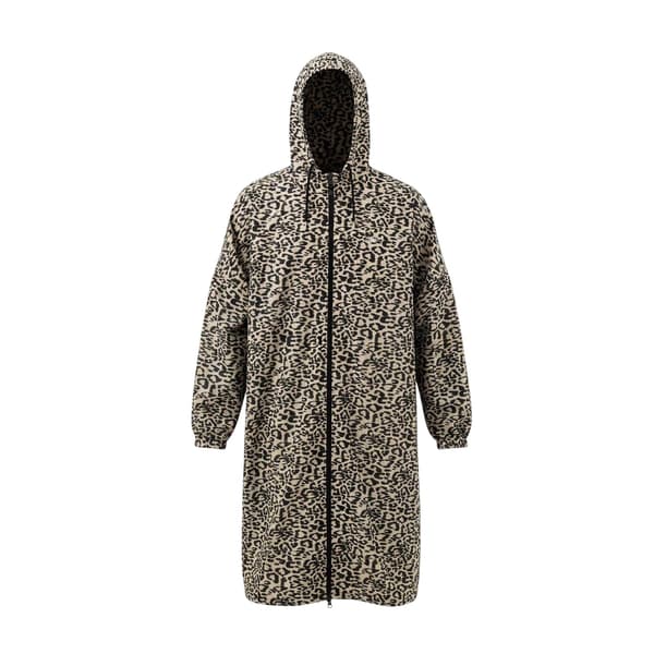 Gelert Dam Leopardmönstrad Vattentät Oversized Jacka Brown/Black 14 UK