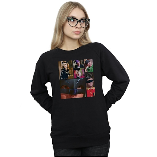 DC Comics Dam/Kvinnor Batman TV-serie Klassfoto Sweatshirt Black L