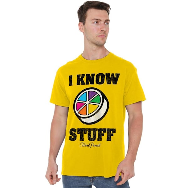 Trivial Pursuit Herr Jag Kan Saker T-Shirt M Gul Yellow M