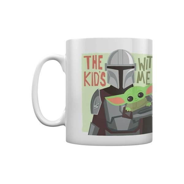 Star Wars: The Mandalorian The Kids With Me Mugg One Size Multic Multicoloured One Size