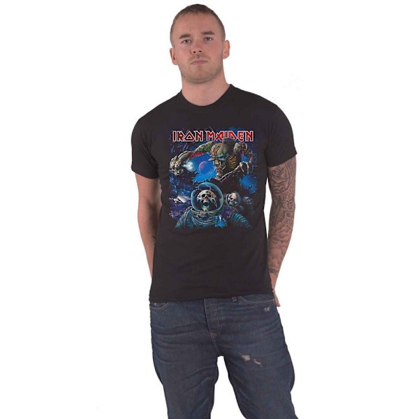 Iron Maiden Unisex Adult Final Frontier T-Shirt S Svart Black S