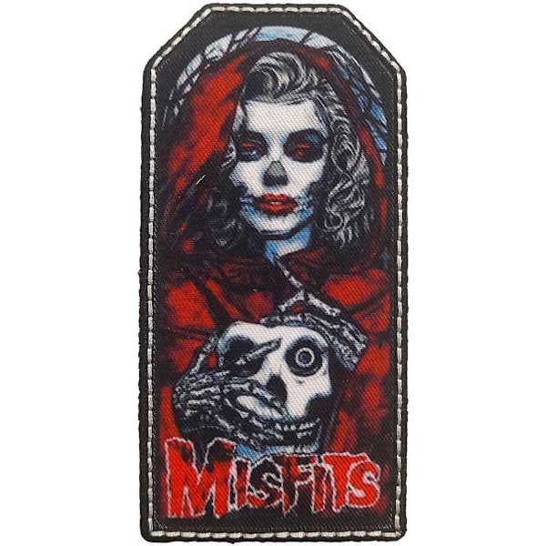 Misfits Lady Skull Tryckt Patch One Size Flerfärgad Multicoloured One Size