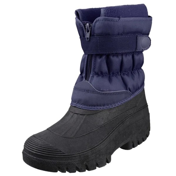 Cotswold Adults Chase Touch Fastening and Zip Up Winter Boots 3 Navy 3 UK