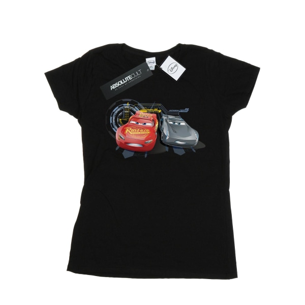 Disney bilar för kvinnor/damer Lightning vs Storm bomull T-shirt XL Black XL