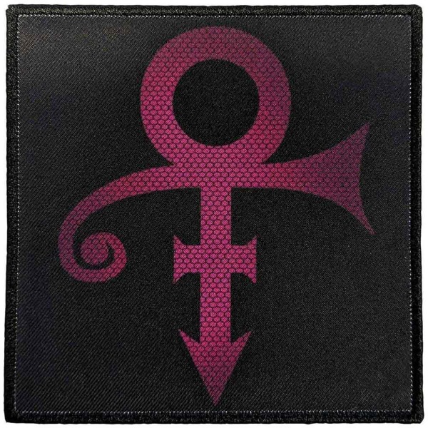Prince Symbol Iron On Patch One Size Svart/Rosa Black/Pink One Size