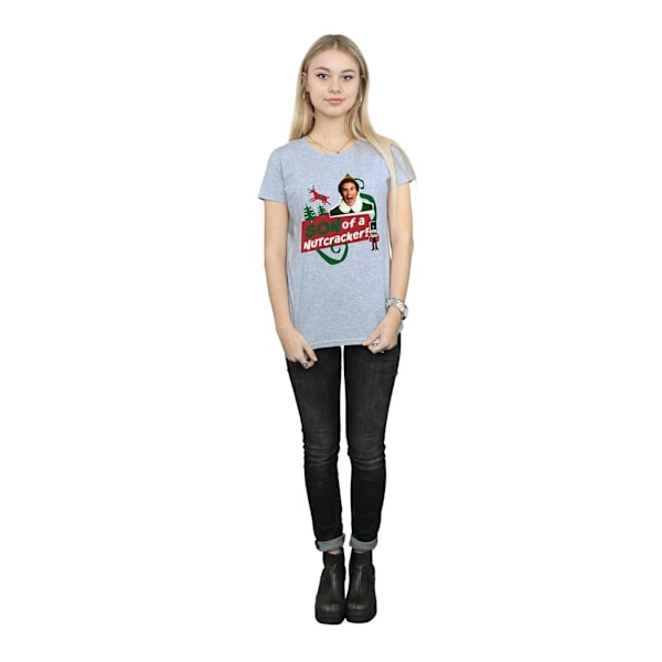 Elf Dam/Damer Son Of A Nutcracker Bomull T-Shirt M Sports G Sports Grey M