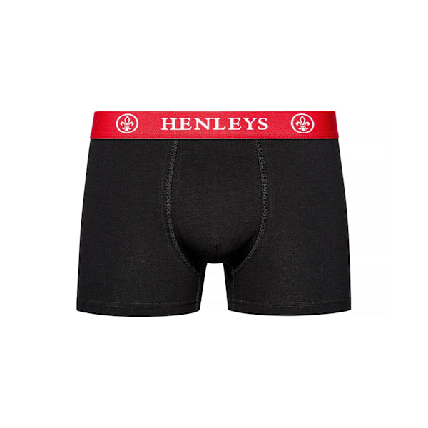 Henleys Primas Boxerkalsonger för män (5-pack) M Svart Black M