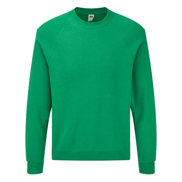 Fruit Of The Loom Vuxen Unisex Klassisk Raglan Sweatshirt M Hea Heather Green M