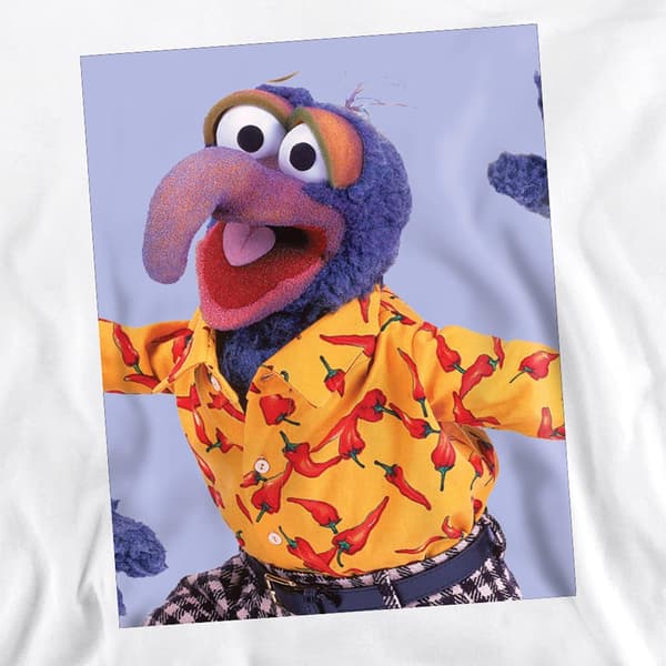 The Muppets Unisex Vuxen Gonzo Pose Tröja S Vit White S