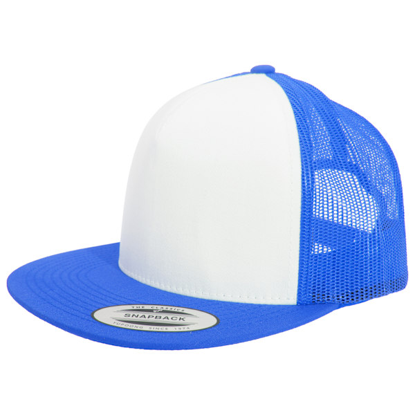 Yupoong Flexfit Unisex Classic Trucker Snapback Cap (2-pack) C.Blue/White/C.Blue One Size
