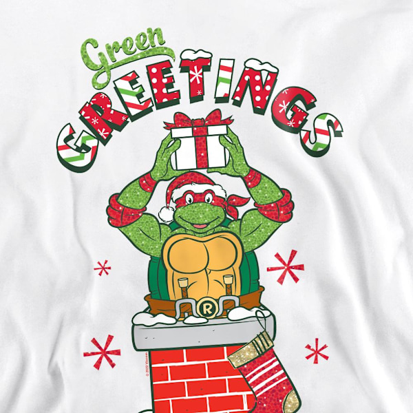Teenage Mutant Ninja Turtles Unisex Vuxen Grön Hälsningar Chris White S