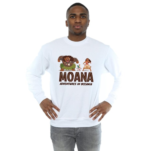 Disney Moana Adventures in Oceania Sweatshirt S Vit White S