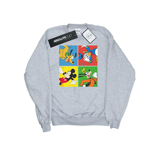Disney Boys Mickey Mouse Friends Sweatshirt 7-8 år Sports Grå Sports Grey 7-8 Years