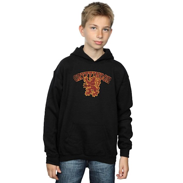 Harry Potter Boys Gryffindor Sport Emblem Hoodie 12-13 år Bl Black 12-13 Years