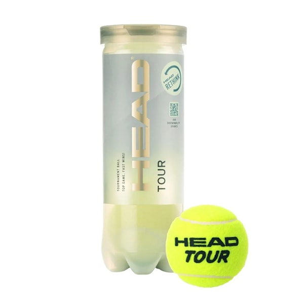 Head Tour Tennisbollar (3-pack) One Size Grön Green One Size