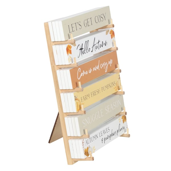 Something Different Autumn Block Door Sign Set (Paket med 36) En Multicoloured One Size