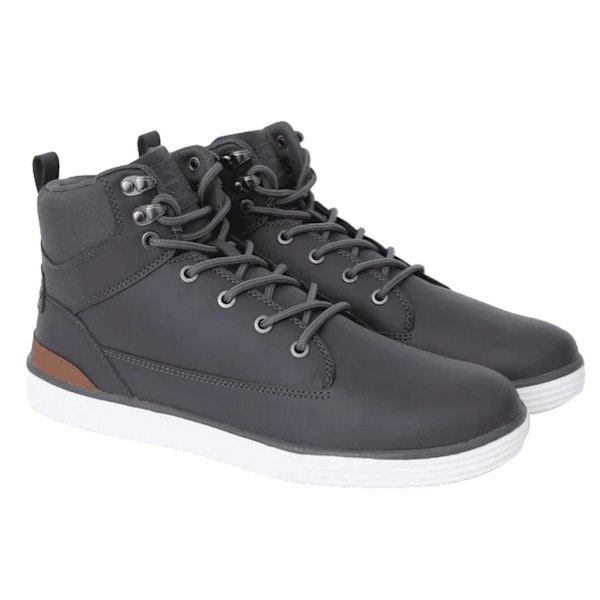 Crosshatch Herr Staiger Läder Sneakers 9 UK Grå Grey 9 UK