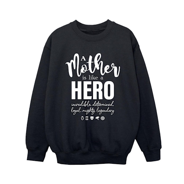 Marvel Boys Avengers Mother Hero Sweatshirt 3-4 år Svart Black 3-4 Years