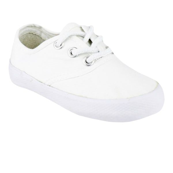 Mirak GB Unisex Barn Plimsolls / Pojkar/Flickor Gymnastikskor 4 UK WHITE 4 UK