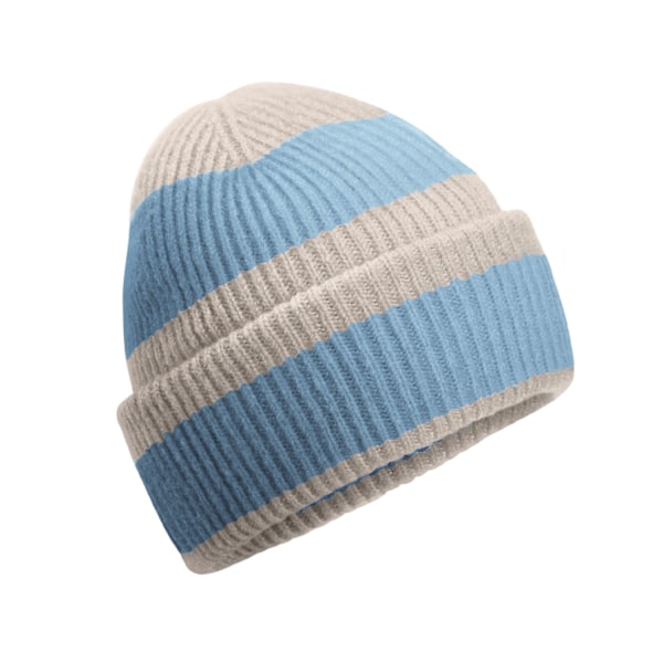 Beechfield Unisex Vuxen Färgblock Mössa One Size Natur Sten Natural Stone/Dusty Blue One Size