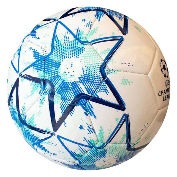 UEFA Champions League Star Fotboll 5 Vit/Mintgrön/Blå White/Mint Green/Blue 5