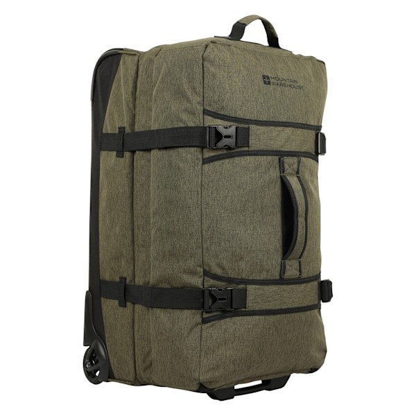 Mountain Warehouse Wander 100L 2-hjulig resväska One Size Khaki Khaki Green One Size