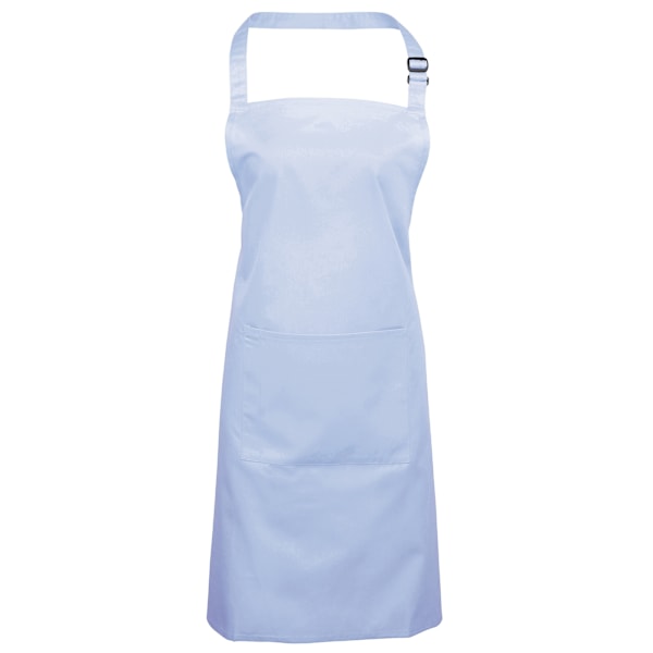 Premier Dam/Kvinnors Färger Bip Förkläde Med Ficka / Arbetskläder Light Blue One Size