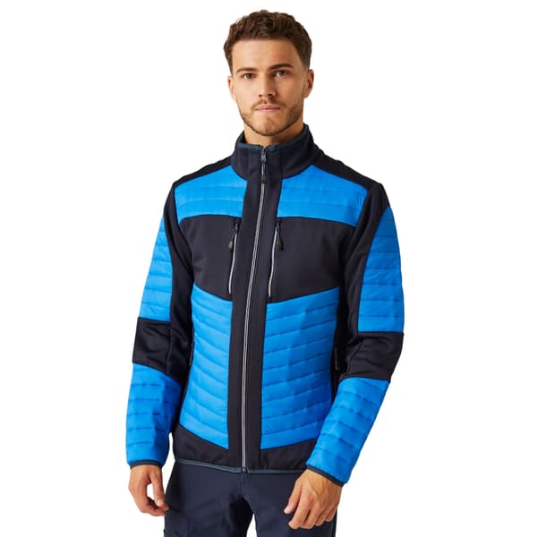 Regatta Herr E-Volve Hybrid Stretchjacka XL Stark Blå/Marinblå Strong Blue/Navy XL