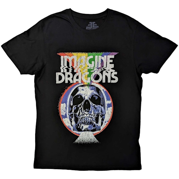 Imagine Dragons Unisex Skull Bomull T-shirt M Svart Black M