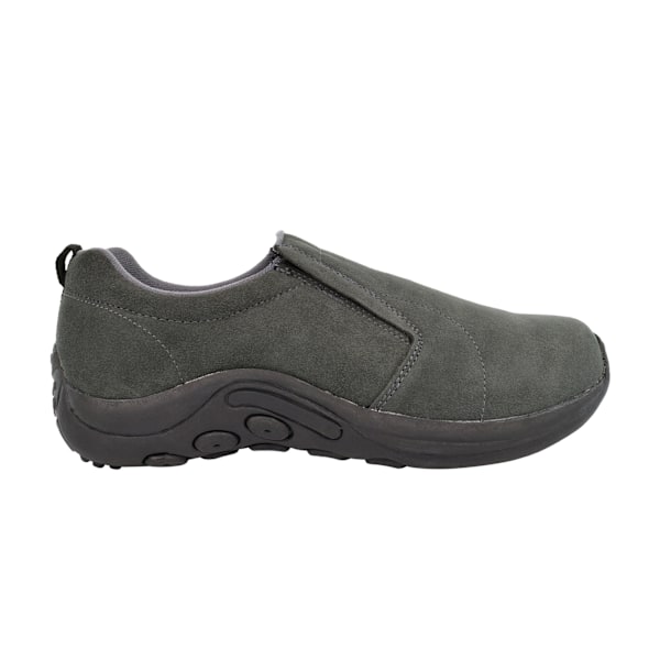 PDQ Vuxen Unisex Äkta Mocka Ryno Slip-On Casual Tränare 7 UK Grey 7 UK