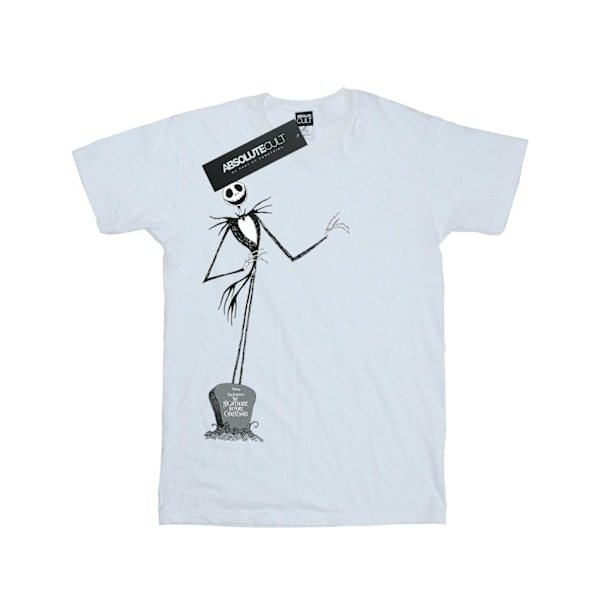 Disney Boys Nightmare Before Christmas Jack Pose T-shirt 12-13 White 12-13 Years