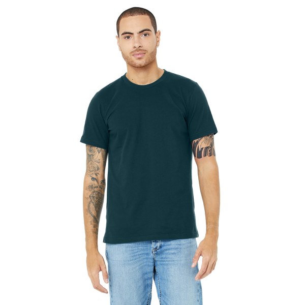 Canvas unisex jersey T-shirt med rund hals / kortärmad herr T-Sh Gold L