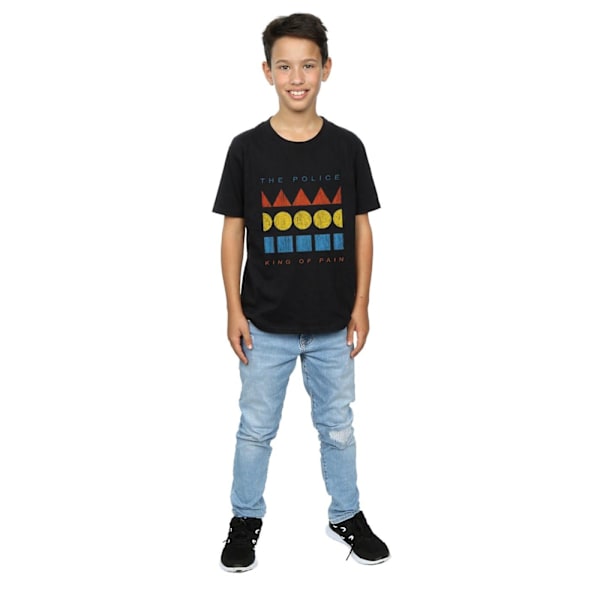 The Police Boys King Of Pain T-Shirt 7-8 år Svart Black 7-8 Years